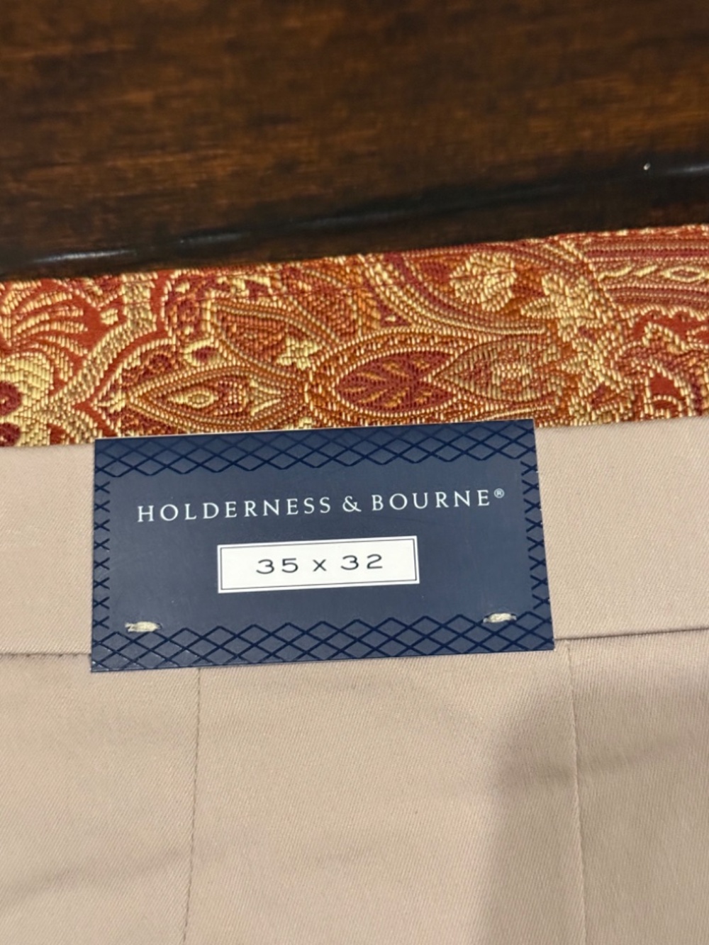 Holderness & Bourne Men's Size 35x32 The Warner Pant Fescue MSRP $165 - Picture 4 of 7